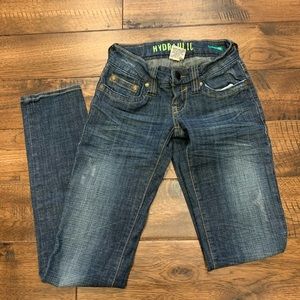 Hydraulic skinny jeans
